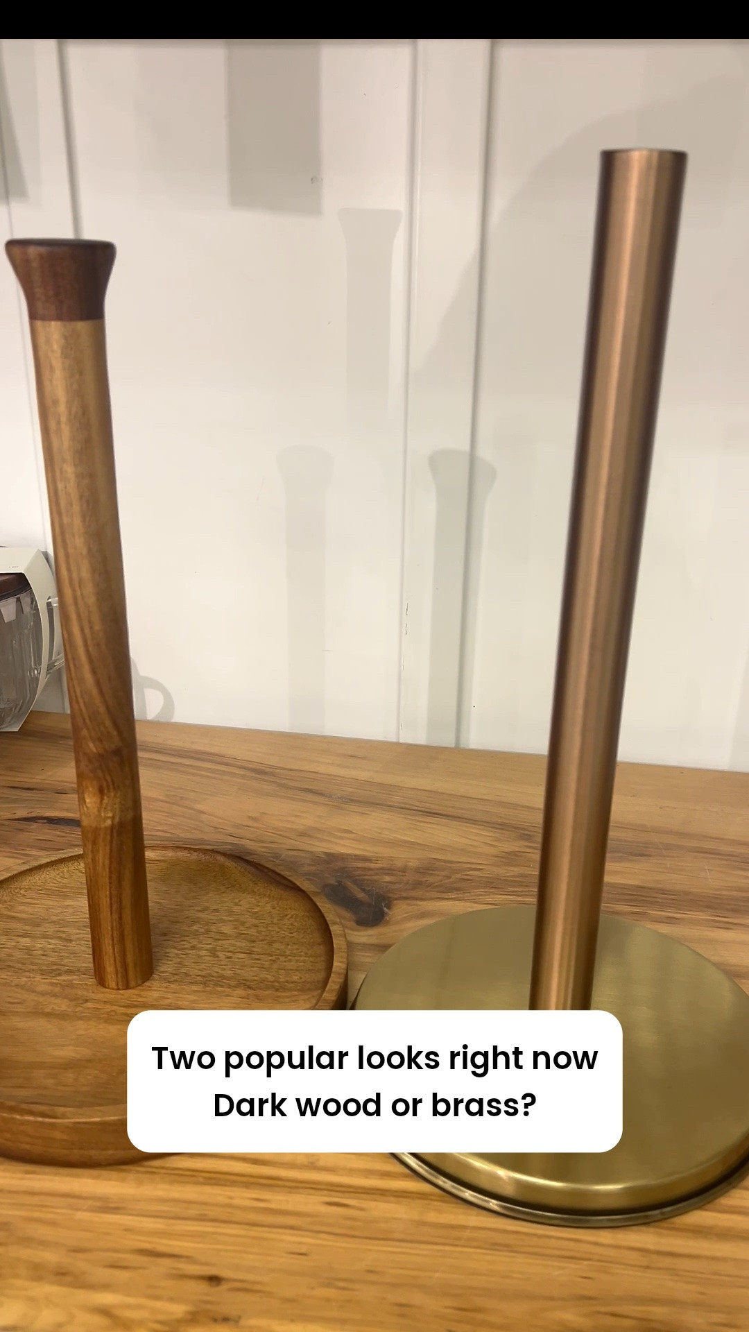 Even the practical pieces can be pretty. These paper towel holders caught my eye for the warm wood and brass finishes, both easy ways to bring a little more warmth into the kitchen.

#LTKHome #LTKmomlife #LTKOver40