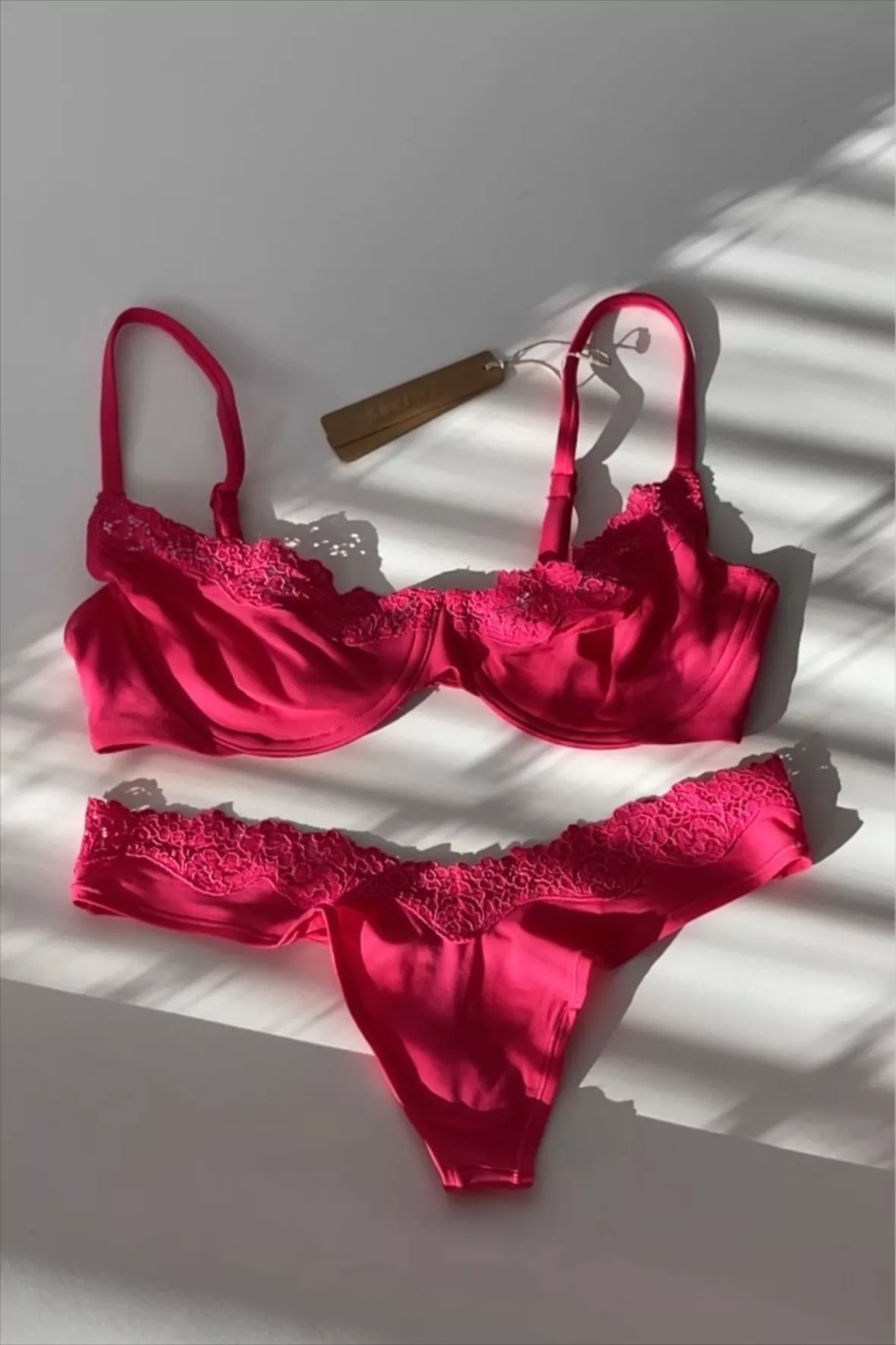 After Your Heart Bra In Red