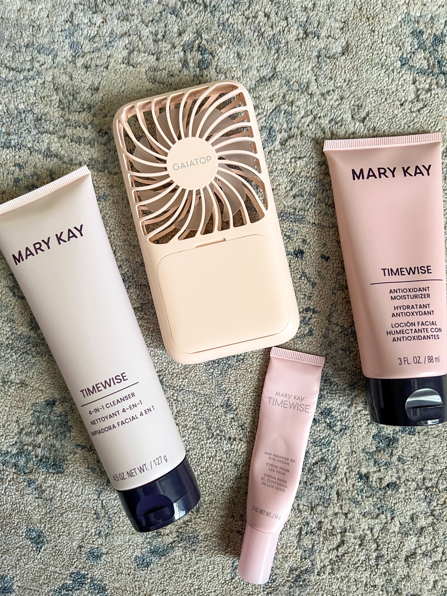 Everyday skincare essentials 
Pink handheld pocket fan with light up mirror and stand
Gift idea

#LTKBeauty #LTKGiftGuide #LTKFindsUnder50