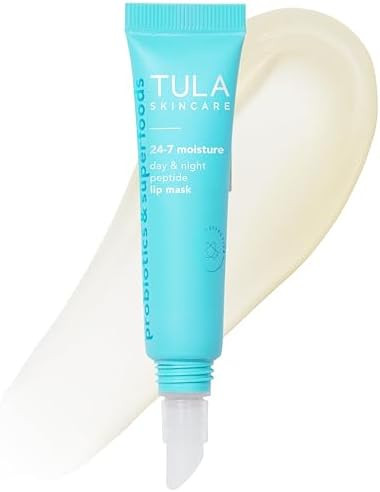 TULA Skin Care 24-7 Moisture Day & Night Peptide Lip Mask - Peptides, Hyaluronic Acid & Vitamin E... | Amazon (US)