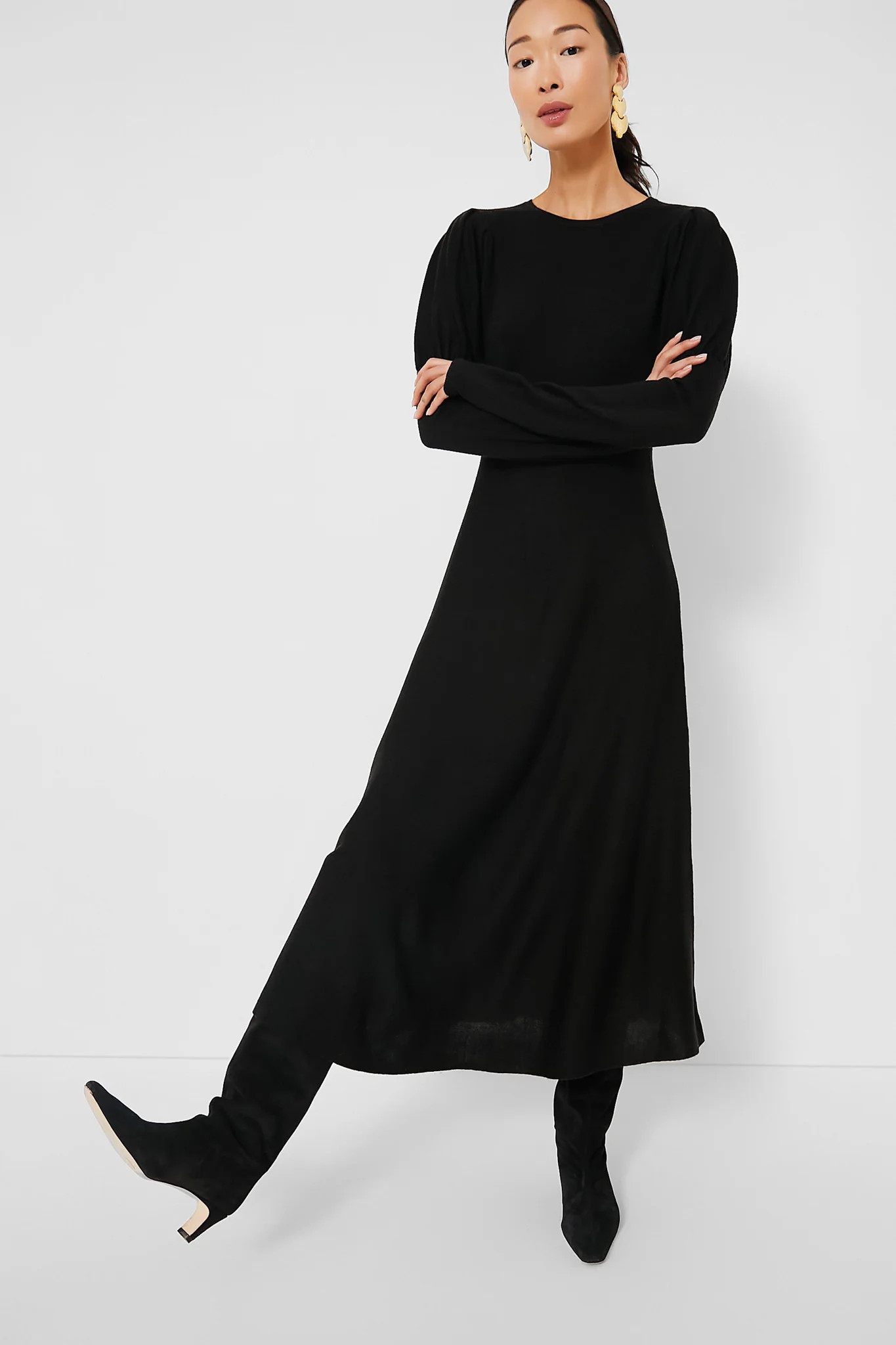Black Brielle Sweater Dress | Tuckernuck (US)