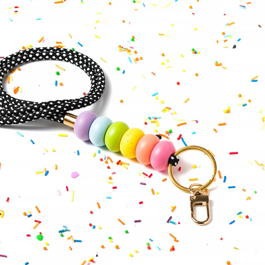 Lanyard, ID Holder, Teacher Lanyard, ID Lanyard, Beads Lanyard, Teacher Keychain, ID Badge, Lanya... | Etsy (US)