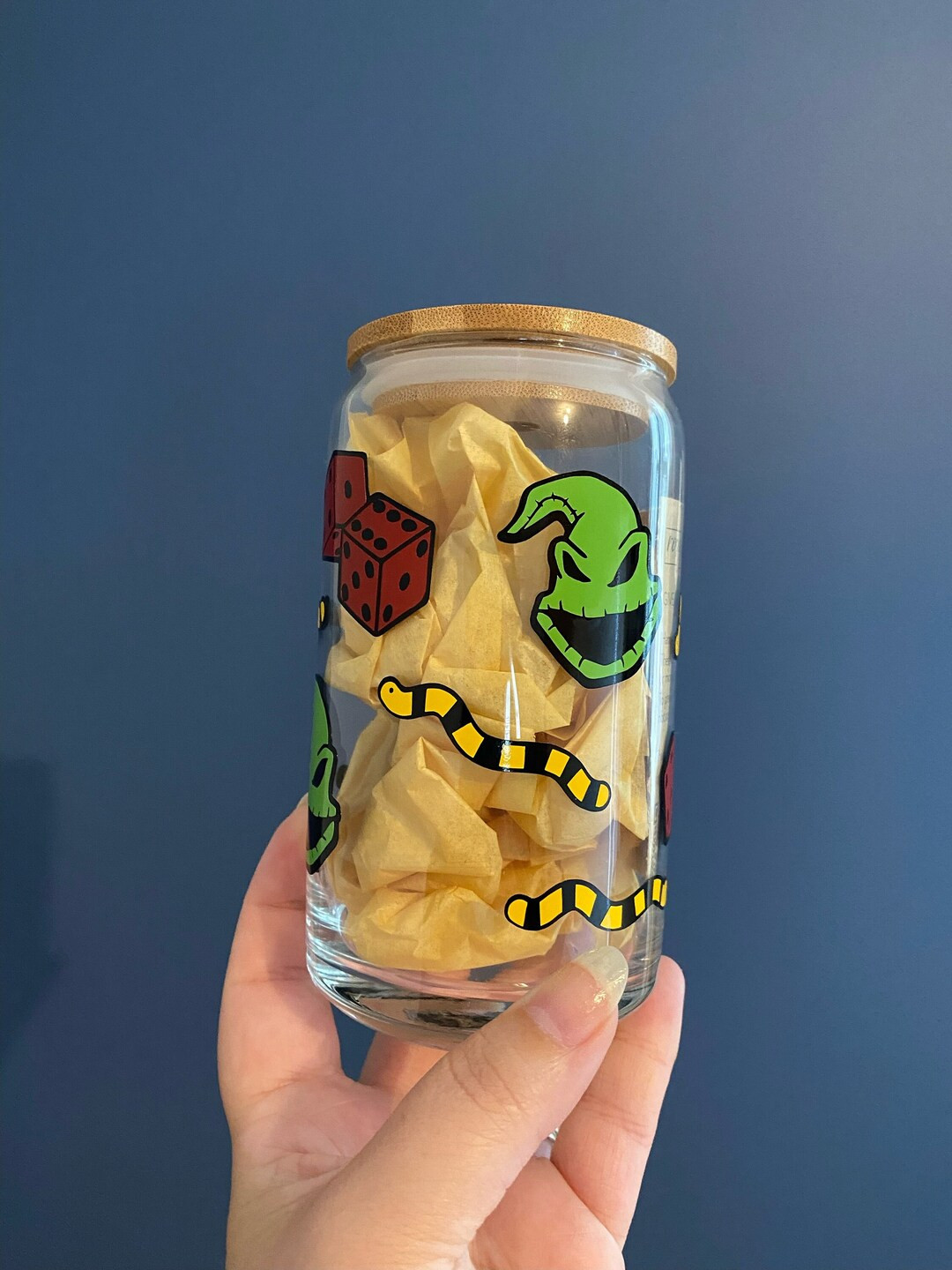 16oz the Nightmare Before Christmas Glass | Oogie Boogie | Jack Skellington | TNBC | Halloween | ... | Etsy (US)