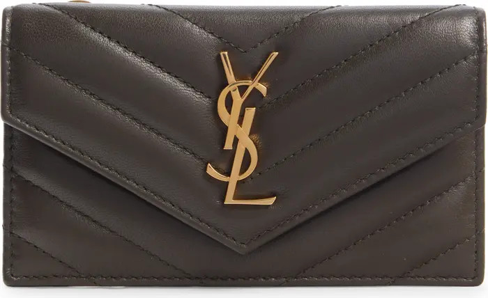 Cassandre Envelope Flat Leather Wallet | Nordstrom
