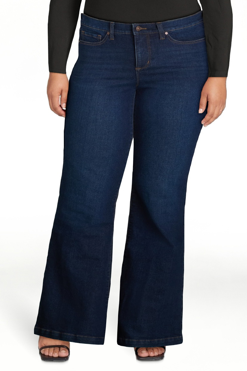Sofia by Sofia Vergara Women's Melisa Flare High Rise Jeans, 30.5", 32.5" and 34.5" Inseams, Size... | Walmart (US)