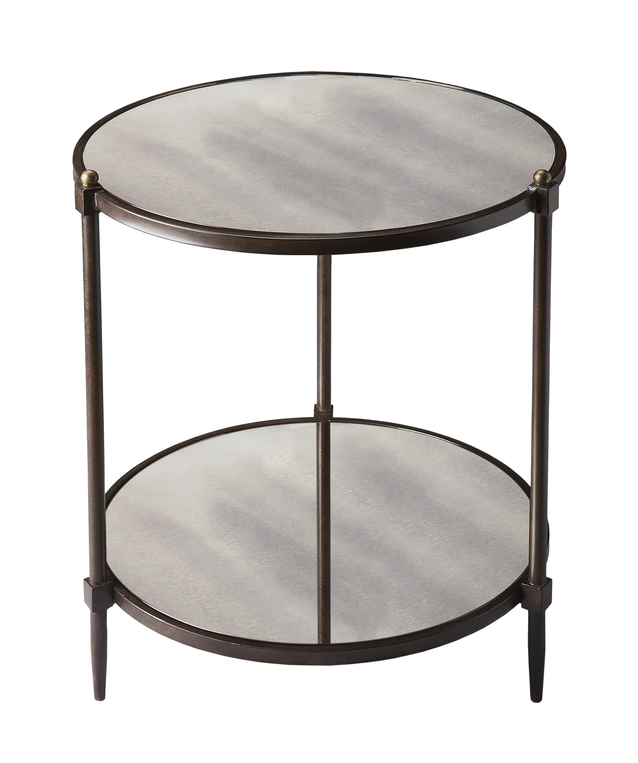 Butler Peninsula Mirrored Side Table & Reviews | Perigold | Perigold