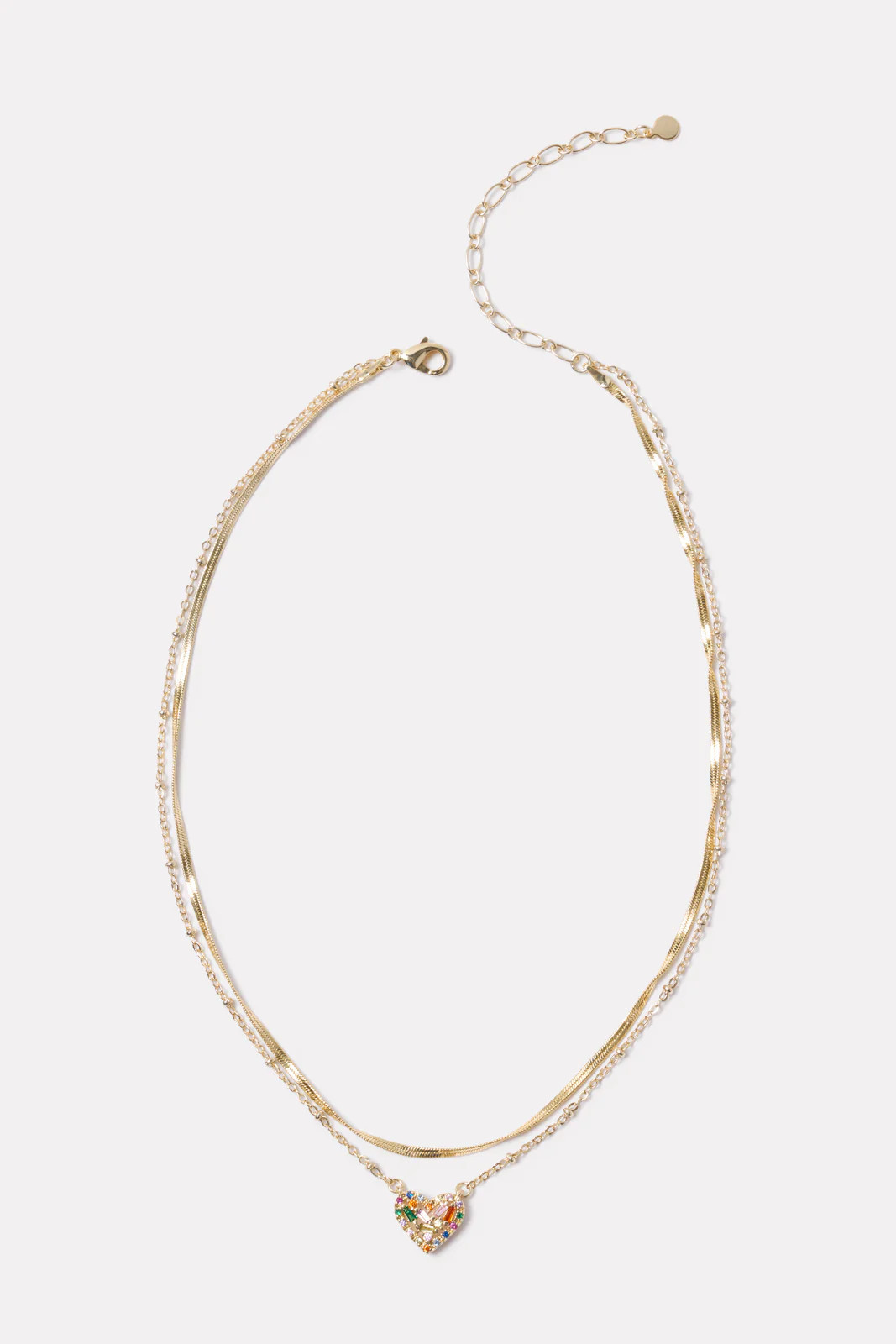 Elsa Pave Heart Necklace | Evereve