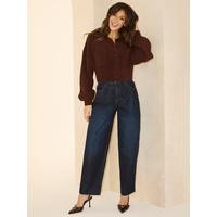 Barrel Jean - Dark Wash | Very (UK)