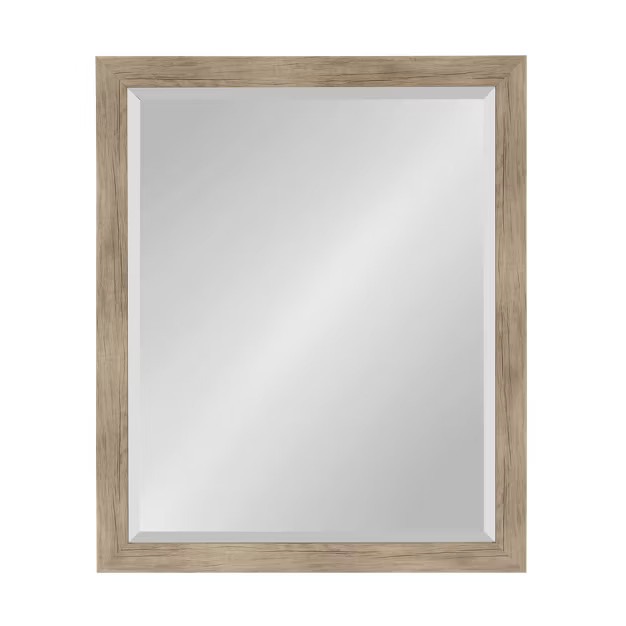 25" x 31" Beatrice Framed Wall Mirror Rustic Brown - DesignOvation | Target