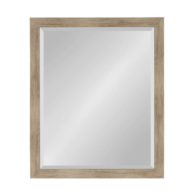 25" x 31" Beatrice Framed Wall Mirror Rustic Brown - DesignOvation | Target
