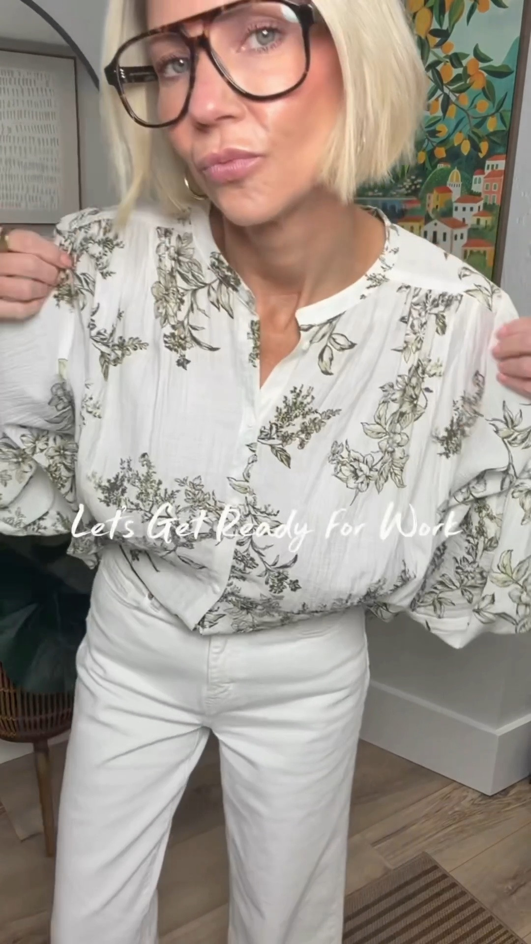 My top and jeans are both from Walmart! 
This top is so fun and lightweight. It’s a gauzy material making it perfect for summer. I’m wearing an XS, and it’s intended to be oversized. 
My jeans are a size 2 and fit tts. They’re a creamy white versus a bright white. 
My belts from Amazon and my heels are from Ally Shoes.
Use code LEEANN10 for 10% off your new favorite heels!

#LTKgrwm #LTKootd #LTKOver40