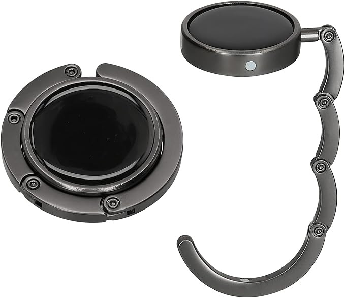 kwmobile Purse Hanger for Table (Set of 2) - Purse Hook for Table - Folding Handbag Hanger - Port... | Amazon (US)