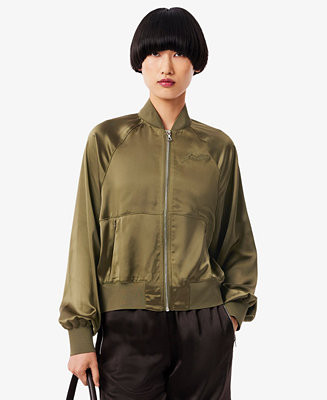 Women's Long Sleeves Bomber Jacket | Macy's
