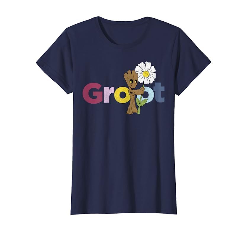 Marvel Guardians Of The Galaxy Groot Flower T-Shirt | Amazon (US)