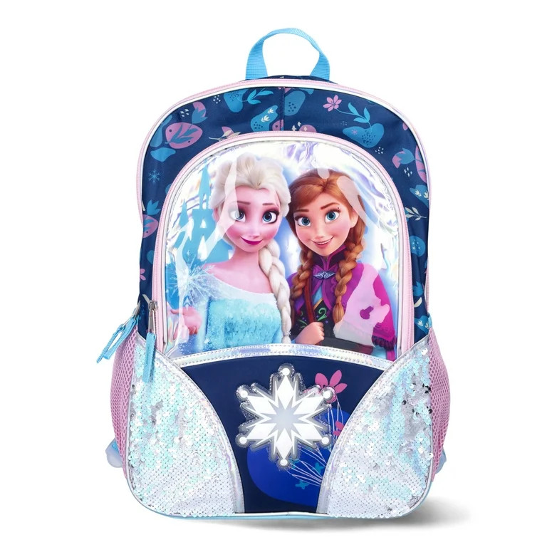 Frozen Girls 17" Light Up Backpack, Multi-Color | Walmart (US)