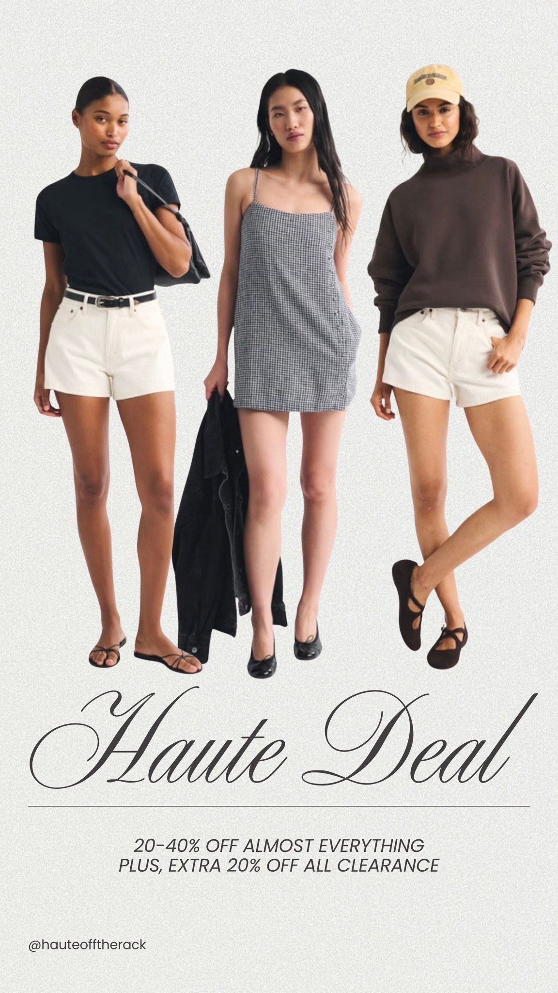 Abercrombie 20-40% off almost everything
+ EXTRA 20% OFF all clearance 

#sweater #abercrombie #sale #salealert #denim #shorts #dress #chocolatebrown #minidress #whiteshorts

#LTKSaleAlert #LTKootd #LTKSeasonal