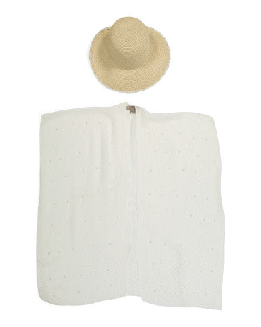 2pc Stoned Kimono Hat Set | TJ Maxx