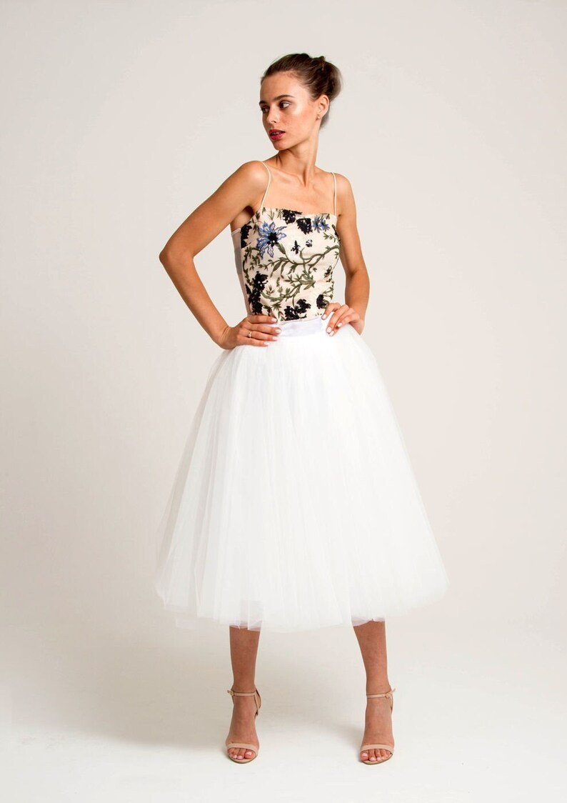Layered Tulle Skirt, Women Tulle Skirt, Long Tulle Skirt, Adult Tulle Skirt, Midi Tulle Skirt, Br... | Etsy (US)