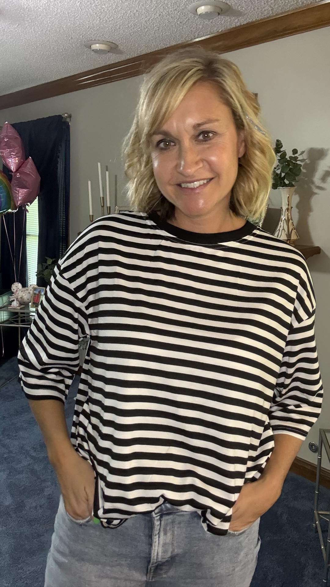 Love this shirt, especially the back! Size down if you want it to be more fitted!

#LTKmomlife #LTKWorkwear #LTKTravel