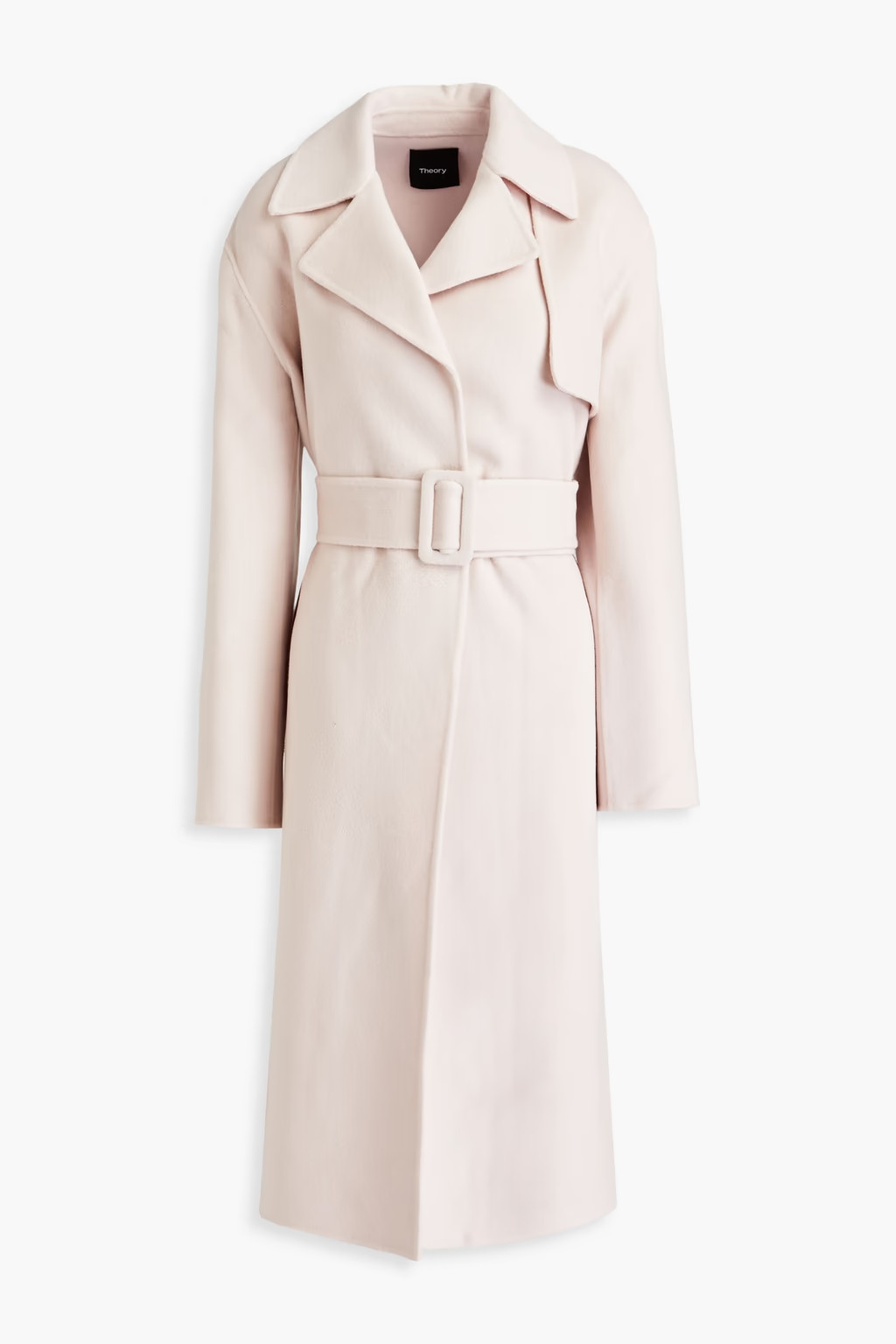 Brushed wool and cashmere-blend felt trench coat | The Outnet (UK and Europe)