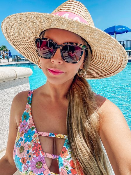 Walmart swimsuit, Walmart one piece, floral one piece, straw hat, beach hat, wide brim hat #walmartswimsuit #walmartonepiece #brixtonhat

#LTKFind #LTKtravel #LTKswim