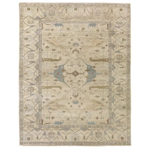 Antique Weave Oushak Hand Knotted Wool Oriental Rug | Wayfair North America