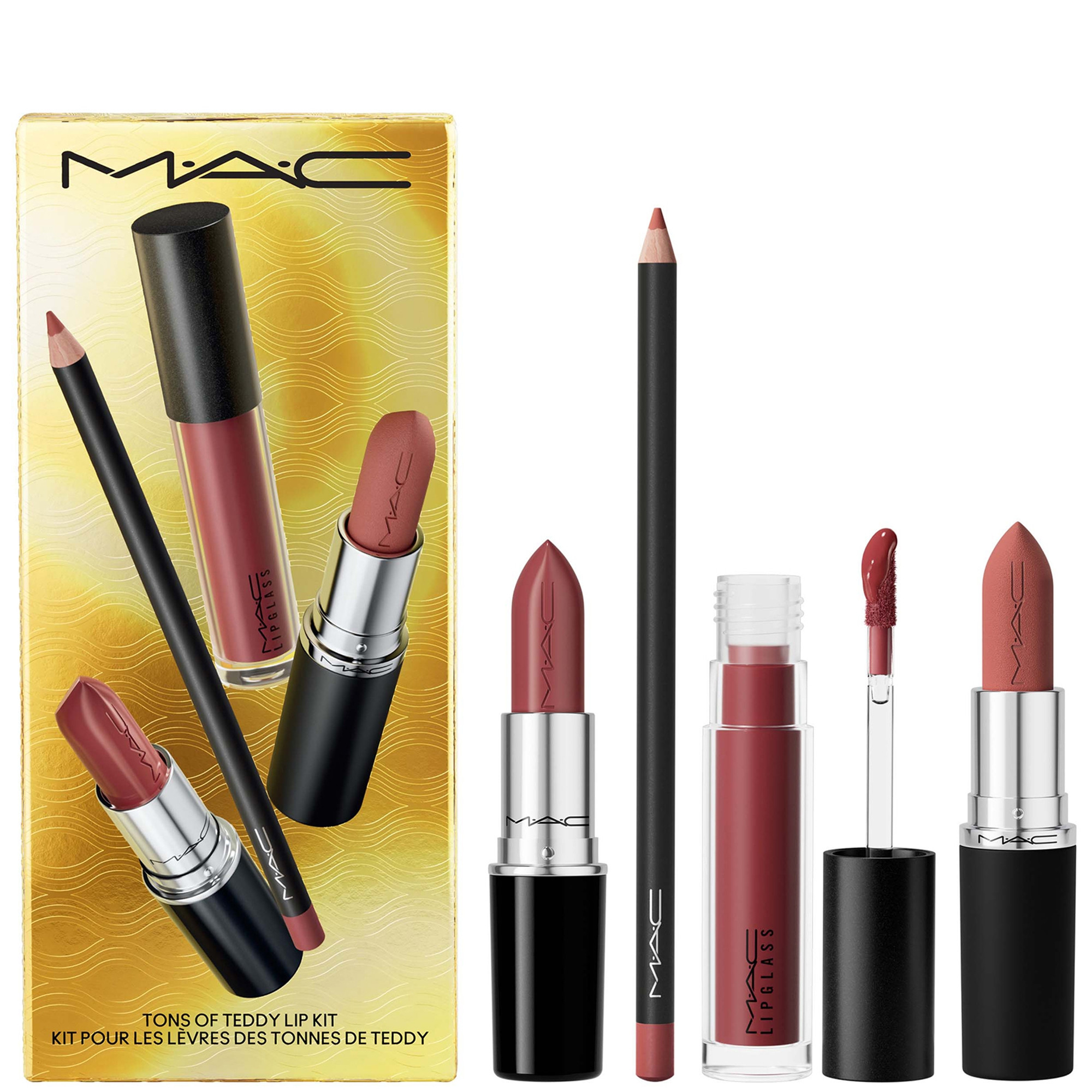 MAC Tons Of Teddy Lip Kit - Teddy (Worth £92) | Look Fantastic (UK)
