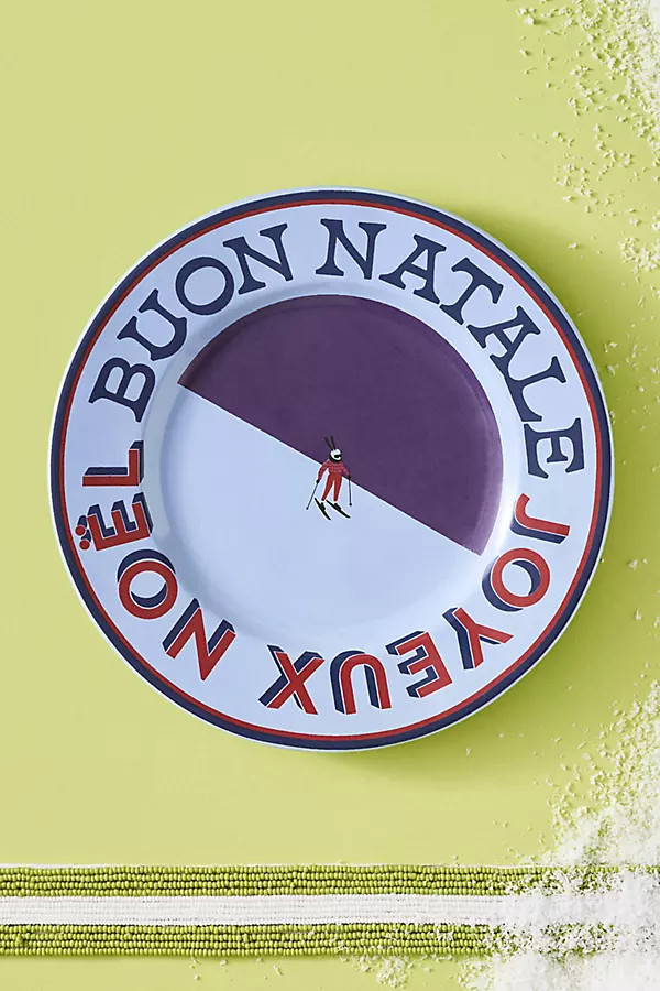 Après Ski Stoneware Dessert Plate | Anthropologie (US)