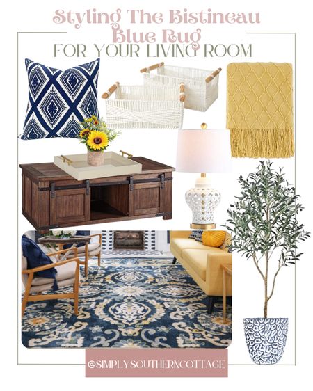 Styling the Bistineau blue rug for your living room!

Area rug, living room rug, coffee table, throw blanket, throw pillow, baskets, faux olive tree, plant pot, lamp, tray, flowers

#LTKstyletip #LTKhome #LTKSeasonal