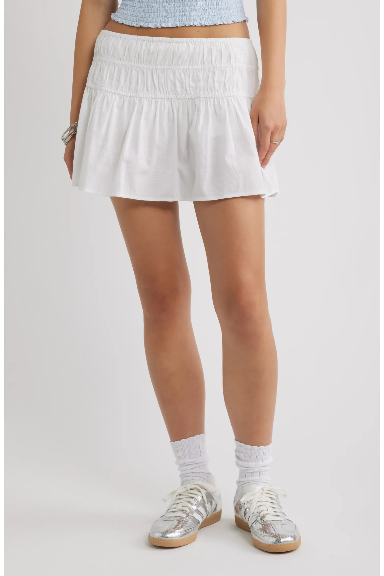 Drop Waist Flare Cotton Skort (Women) | Nordstrom | Nordstrom