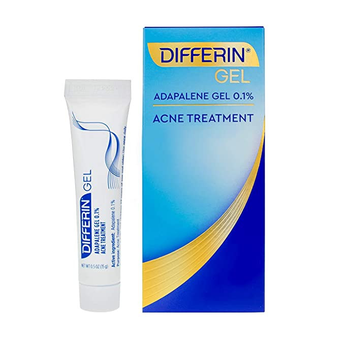 Acne Treatment Differin Gel, Acne Spot Treatment for Face with Adapalene, 15g, 30 Day Supply, 0.5... | Amazon (US)