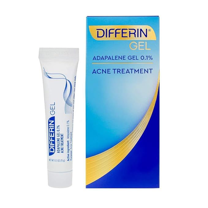 Acne Treatment Differin Gel, Acne Spot Treatment for Face with Adapalene, 15g, 30 Day Supply, 0.5... | Amazon (US)