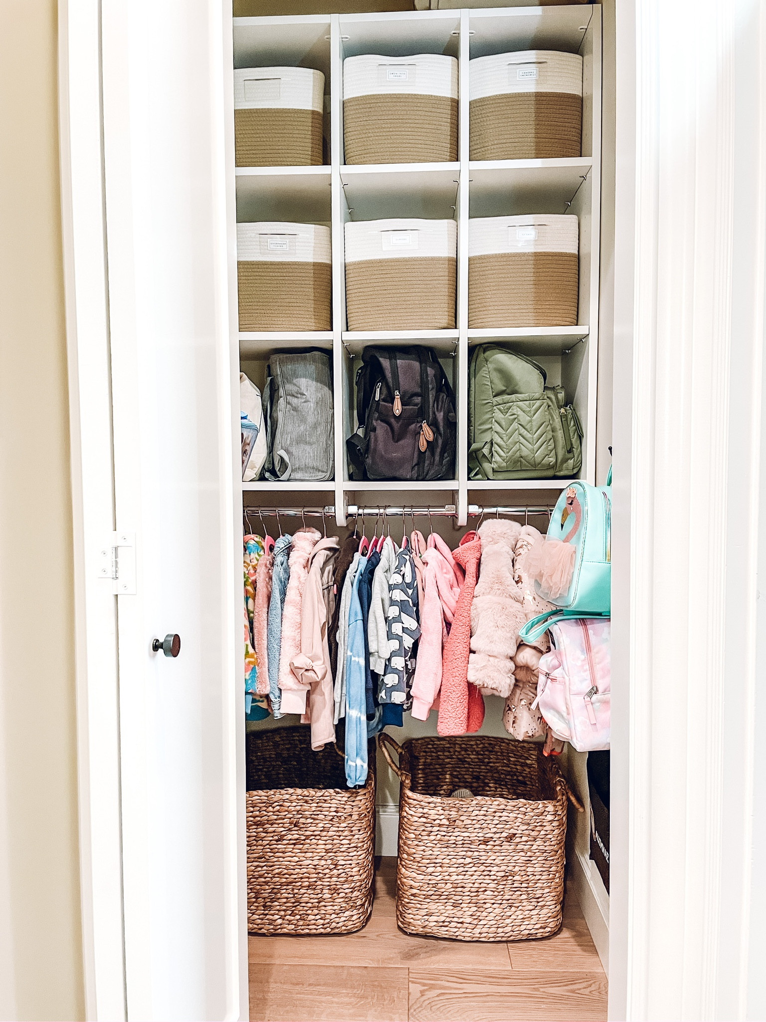 Entryway organization✨ The Container Store Braided Water Hyacinth Storage Cube With Handles. Amazon HOUSE DAY Velvet Kids Hangers. The Home Edit By IDesign Clear Bin Clip. Nordstrom Kids' Fleece Mashup Jacket.

#LTKfamily #LTKkids #LTKhome