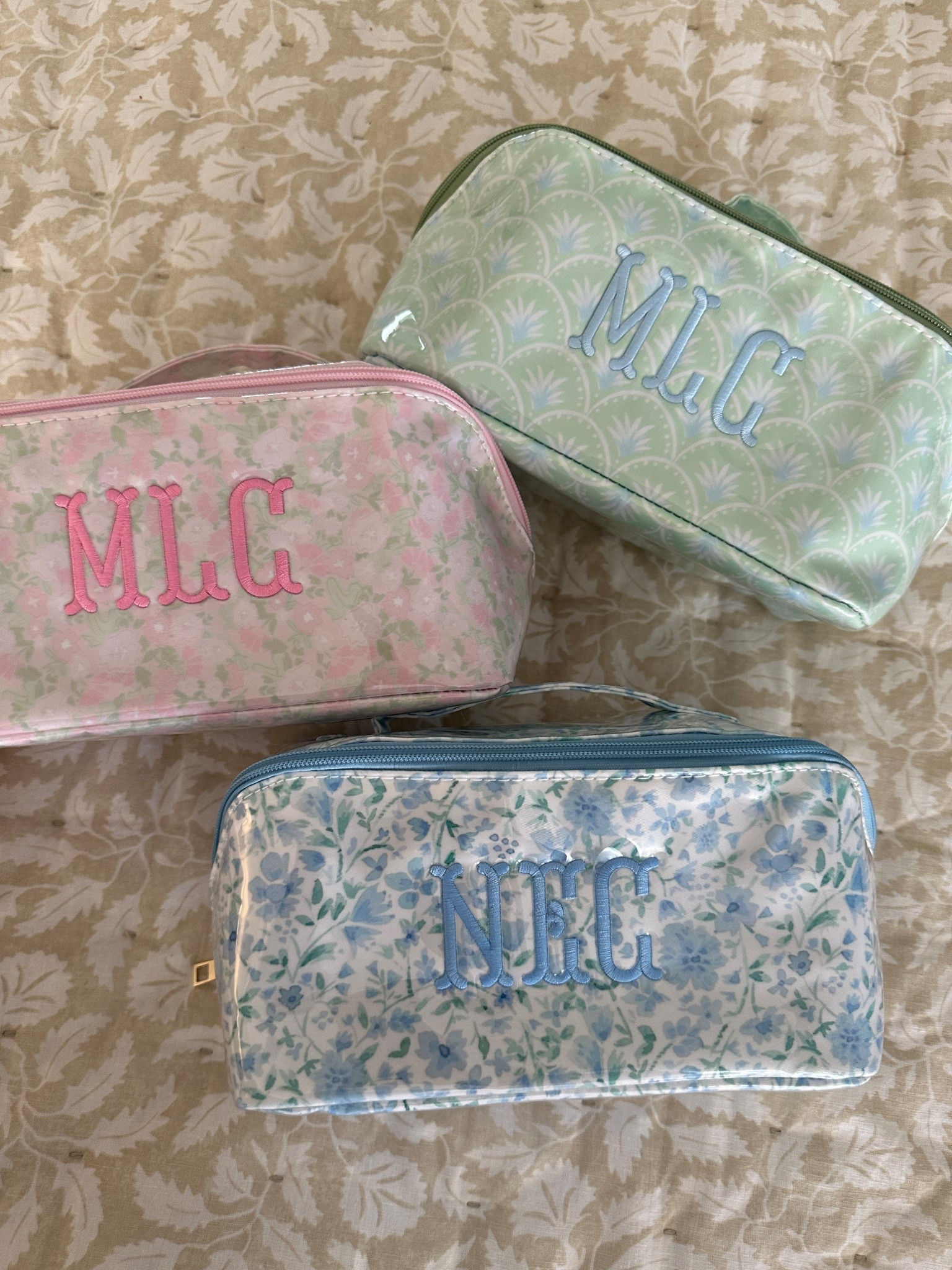 Monogrammed lay flat toiletry bags from Sprinkled with Pink are so cute for teens and tweens for Easter baskets. 

#LTKdayinmylife