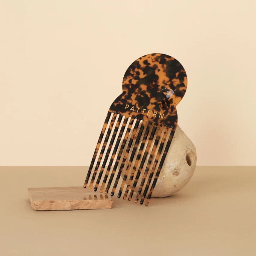Afro Pick | Tortoise Shell Hair Comb | Pattern Beauty | Pattern Beauty
