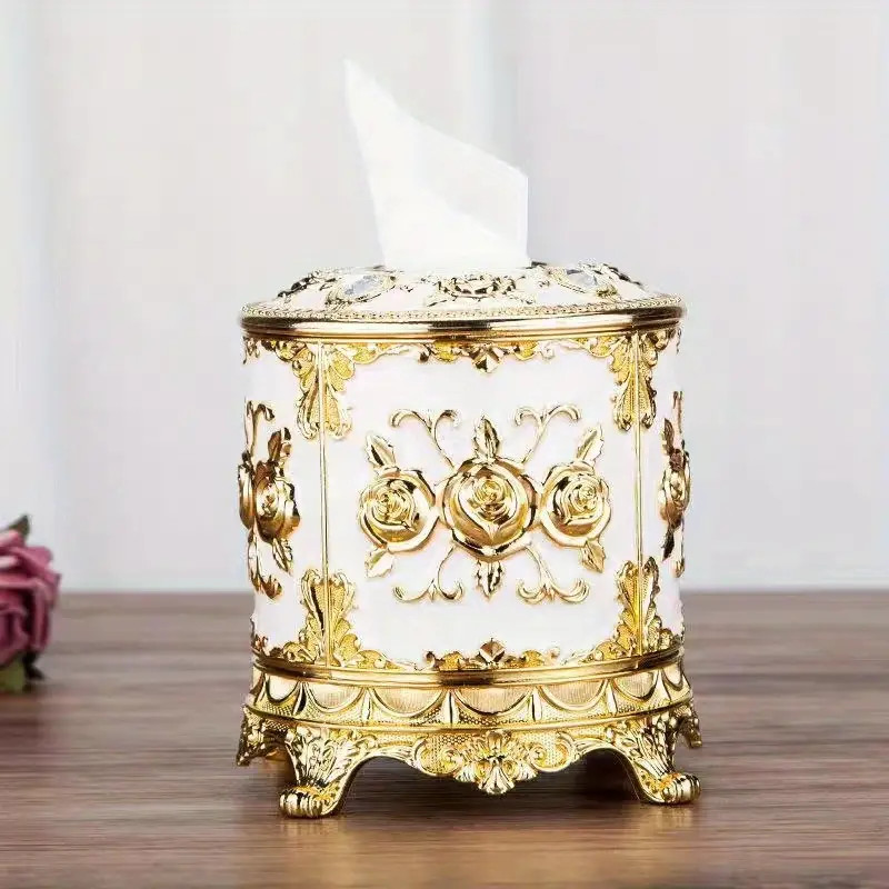 1pc Tissue Box, European Style Draw Paper Storage Box, Fashion Coffee Table Roll Paper Box For Li... | Temu Affiliate Program