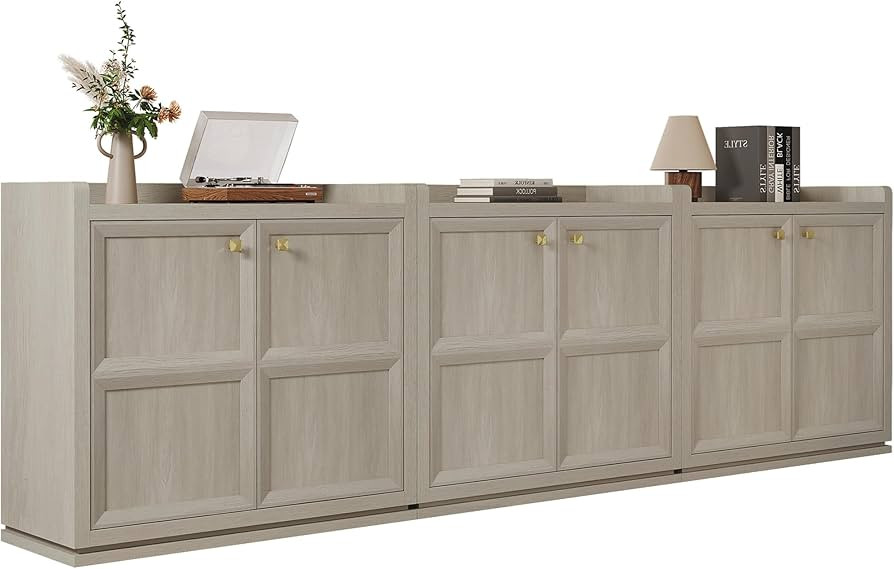 SICOTAS Buffet Cabinet with Storage Buffet Cabinet Sideboard Accent Storage Cabinet with Doors & ... | Amazon (US)