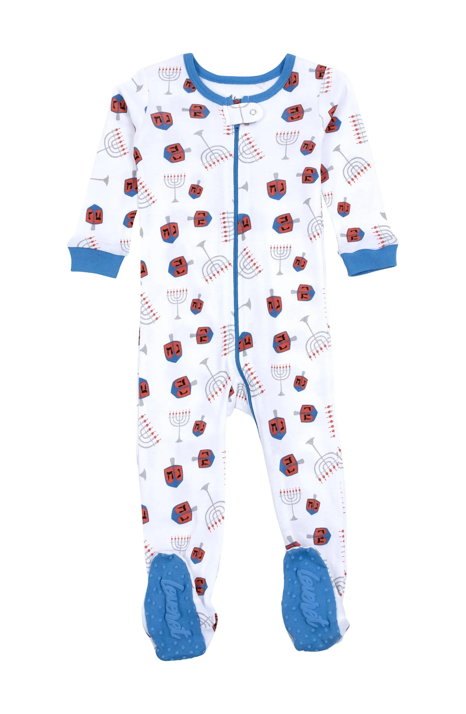 Menorah Print Footed Pajamas | Nordstrom Rack