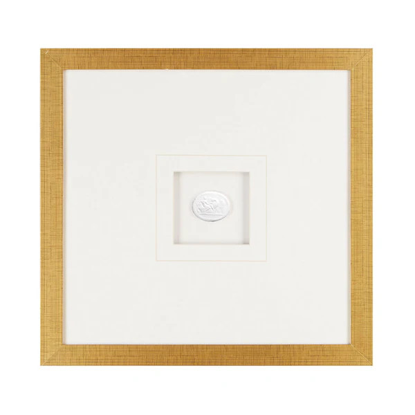Single Small Intaglios Framed Art | Mintwood Home