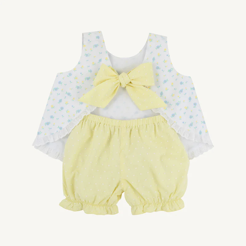 Susy Swing Top Set - Dunwoody Daisy with York Yellow Dallas Dot | The Beaufort Bonnet Company