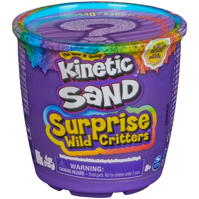 Kinetic Sand Surprise Wild Critters Play Set with Storage - Walmart.com | Walmart (US)