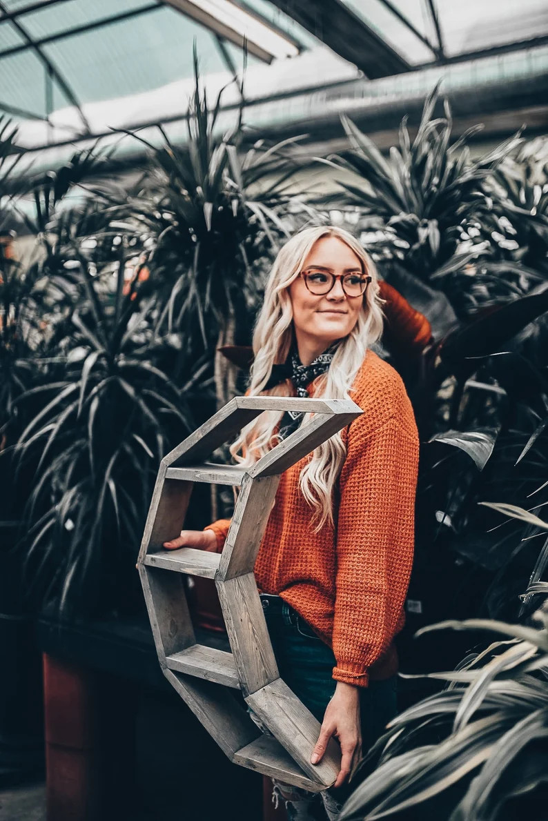Crescent Moon Shelf, moon shelf, essential oil shelf, crystal healing shelf, gem shelf, oily shel... | Etsy (US)