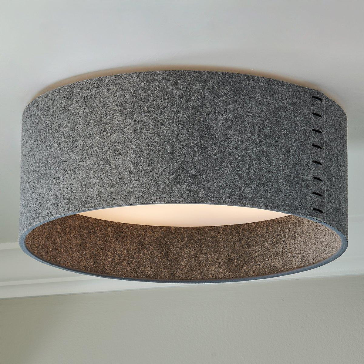 Slim Shade LED Ceiling Light - Acoustic Felt - Large | Shades of Light