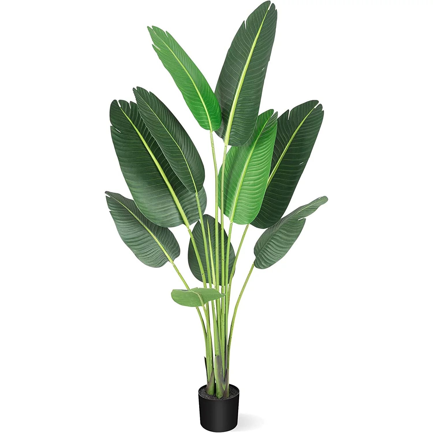 60" Artificial Tree Bird of Paradise Artificial PlantFaux Plant for Home Decor Indoor Outdoor Off... | Walmart (US)
