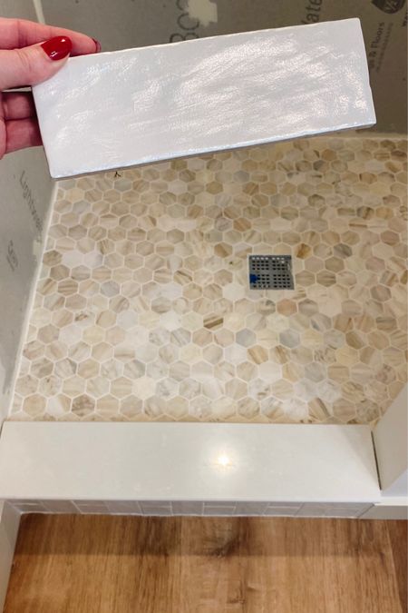 Marble hexagon floor tile



Shower floor
Bathroom floor tile 
Honed marble 
Mosaic tile 
Subway tile 
White subway tile 

#LTKstyletip #LTKfindsunder100 #LTKhome