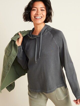 Lightweight Specially Dyed Jersey Pullover Hoodie for Women | Old Navy (US)