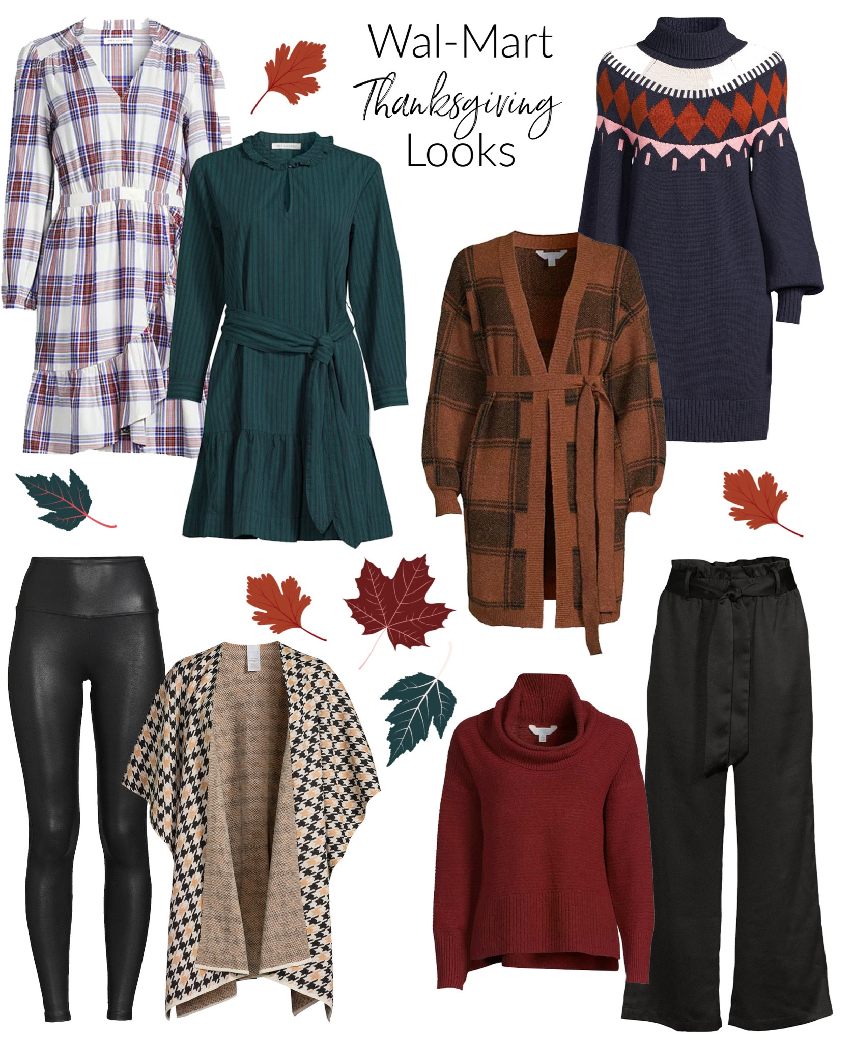 thanksgiving outfits from wal-mart #walmartfashion #walmartpartner

#LTKunder50 #LTKHoliday