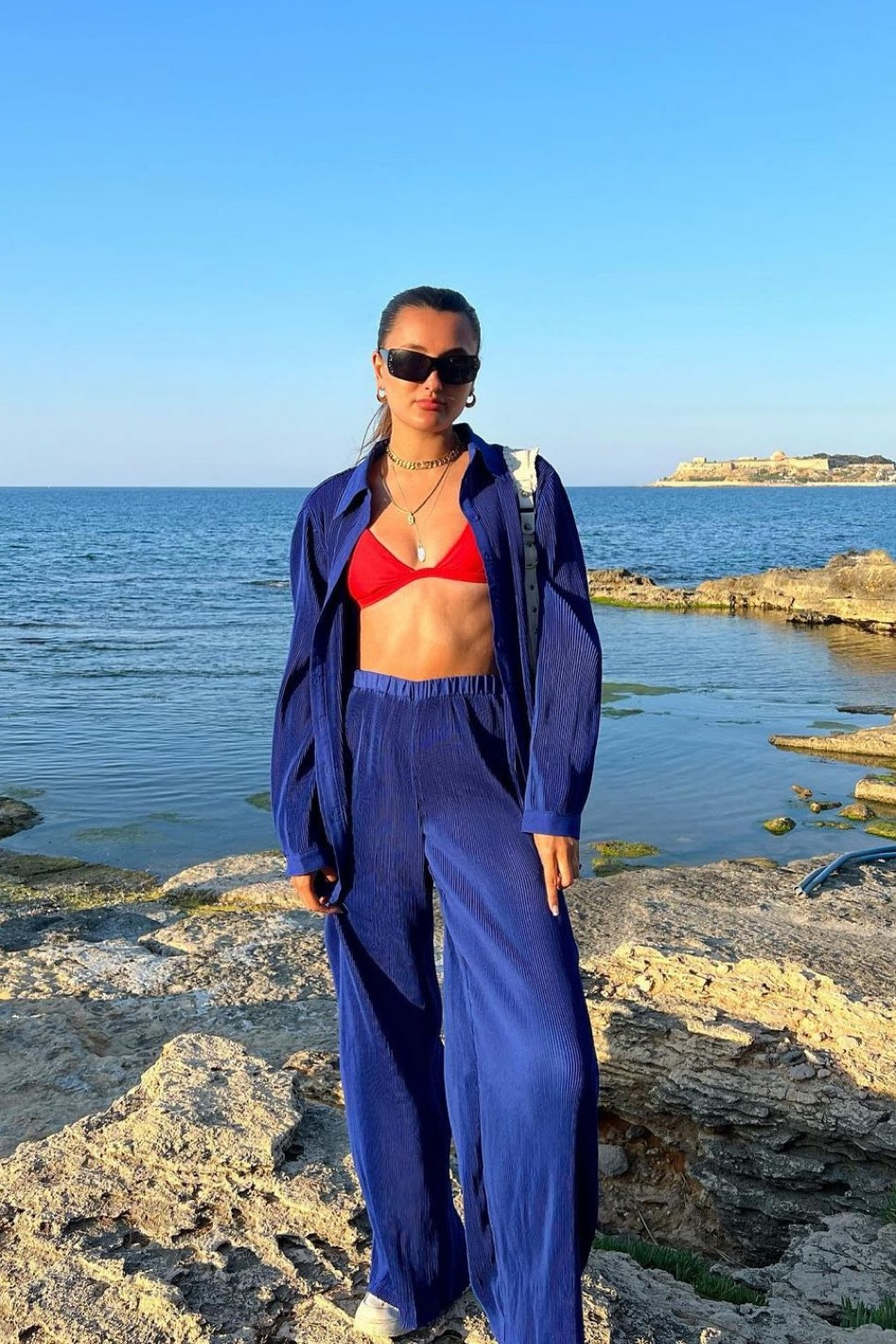 Bright blue trouser and shirt co ord set!! 

#LTKFind #LTKtravel #LTKstyletip