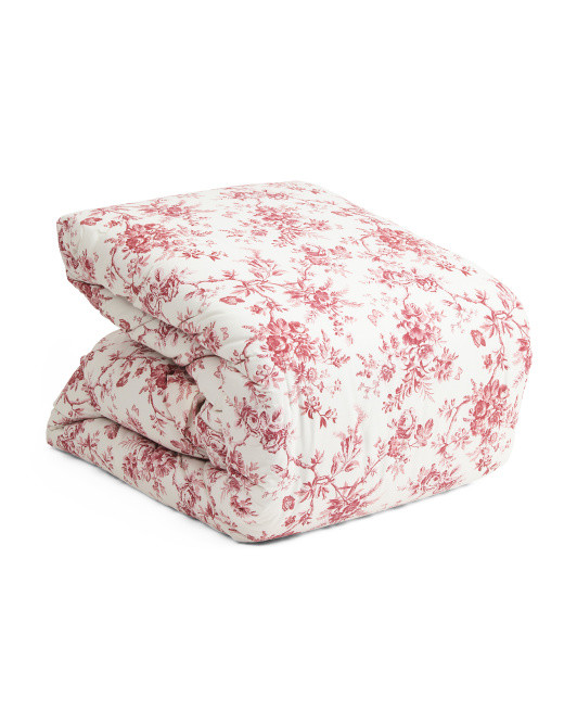 Floral Cotton Comforter Set | TJ Maxx