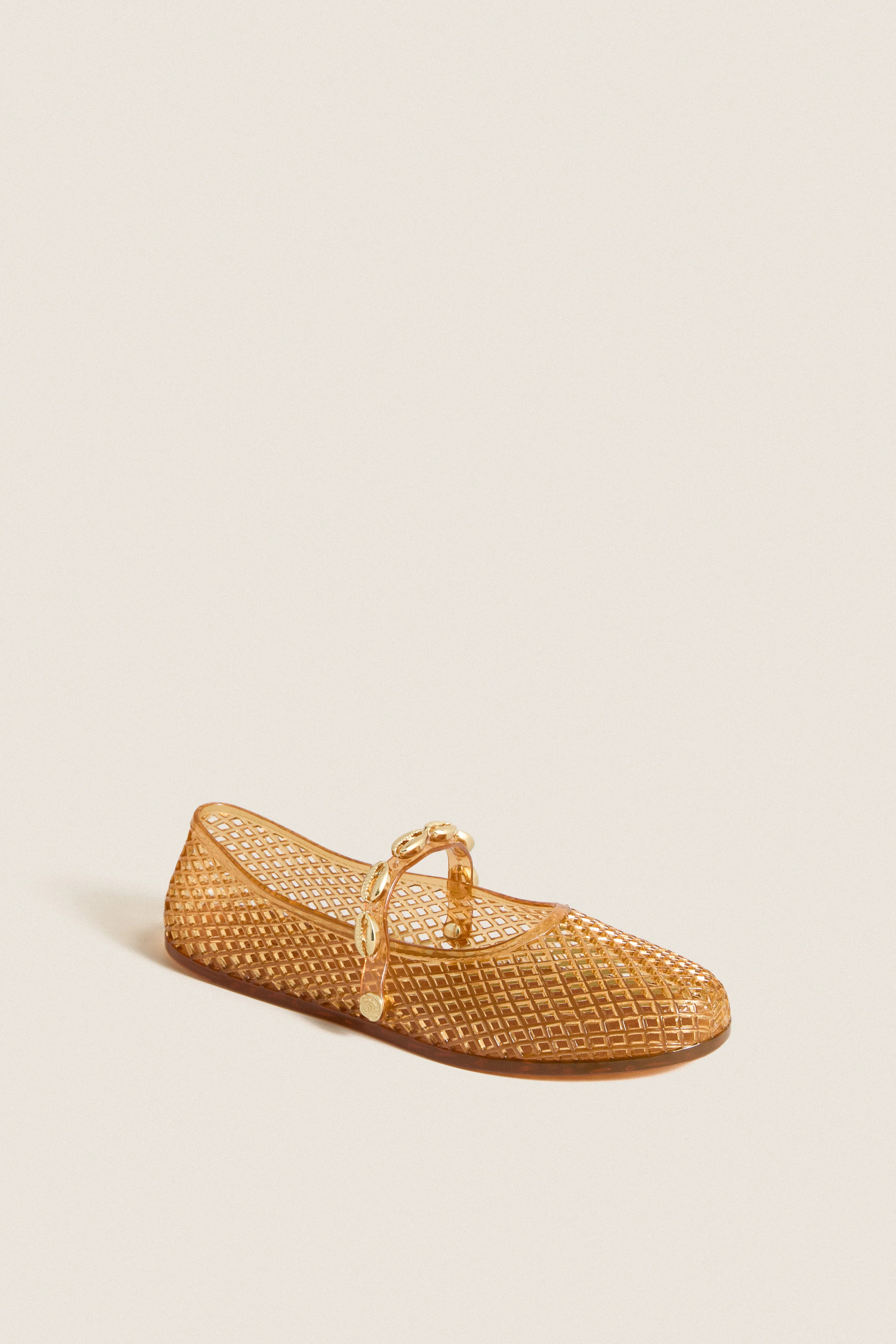 Caramel Iro Shells Jelly Flats | Tuckernuck (US)